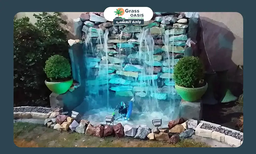 تنفيذ شلالات ونوافير
