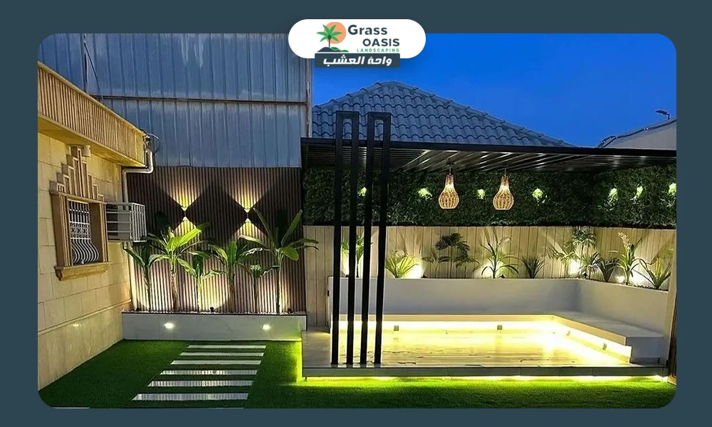 تنسيق حدائق فلل