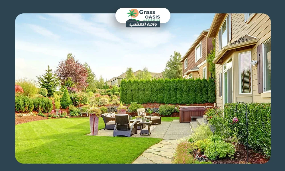 تنسيق حدائق فلل